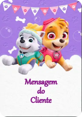 Cartão de criança