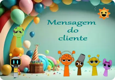Cartão de criança