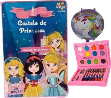 Maleta de pintura infantil das Princesas