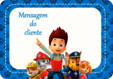 Cartão de criança