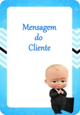 Cartão de criança