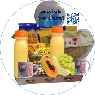 Cesta de Café da Manhã para Duas Pessoas