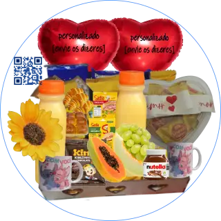 Cesta de Café da Manhã para Duas Pessoas