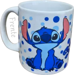 Caneca Romântica de Stitch