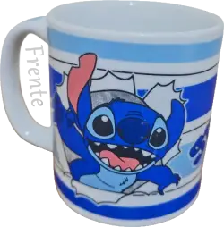 Caneca Romântica de Stitch