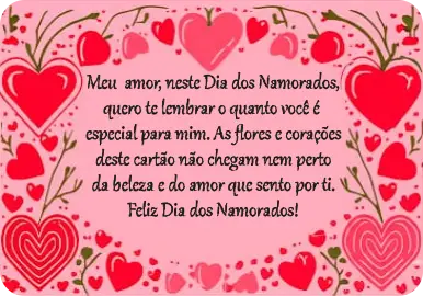 Catão do Dia Dos Namorados