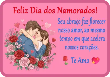 Catão do Dia Dos Namorados