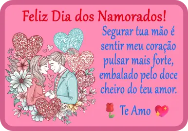 Catão do Dia Dos Namorados