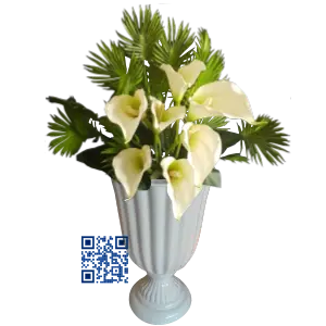 Arranjo de Copo de leite